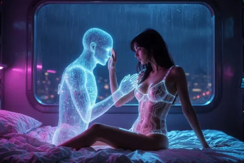 Fantasmes 3.0 : Quand le Sexe avec une AI rencontre la réalité de l'exhib 5 plan cul avec une ia 02